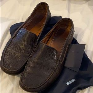 Men’s Prada driving loafers, brown
